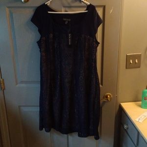 Women's blue dress